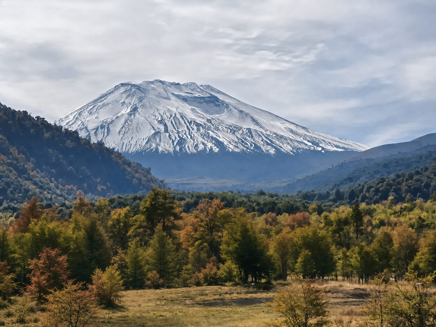Paisaje de la Araucanía Andina