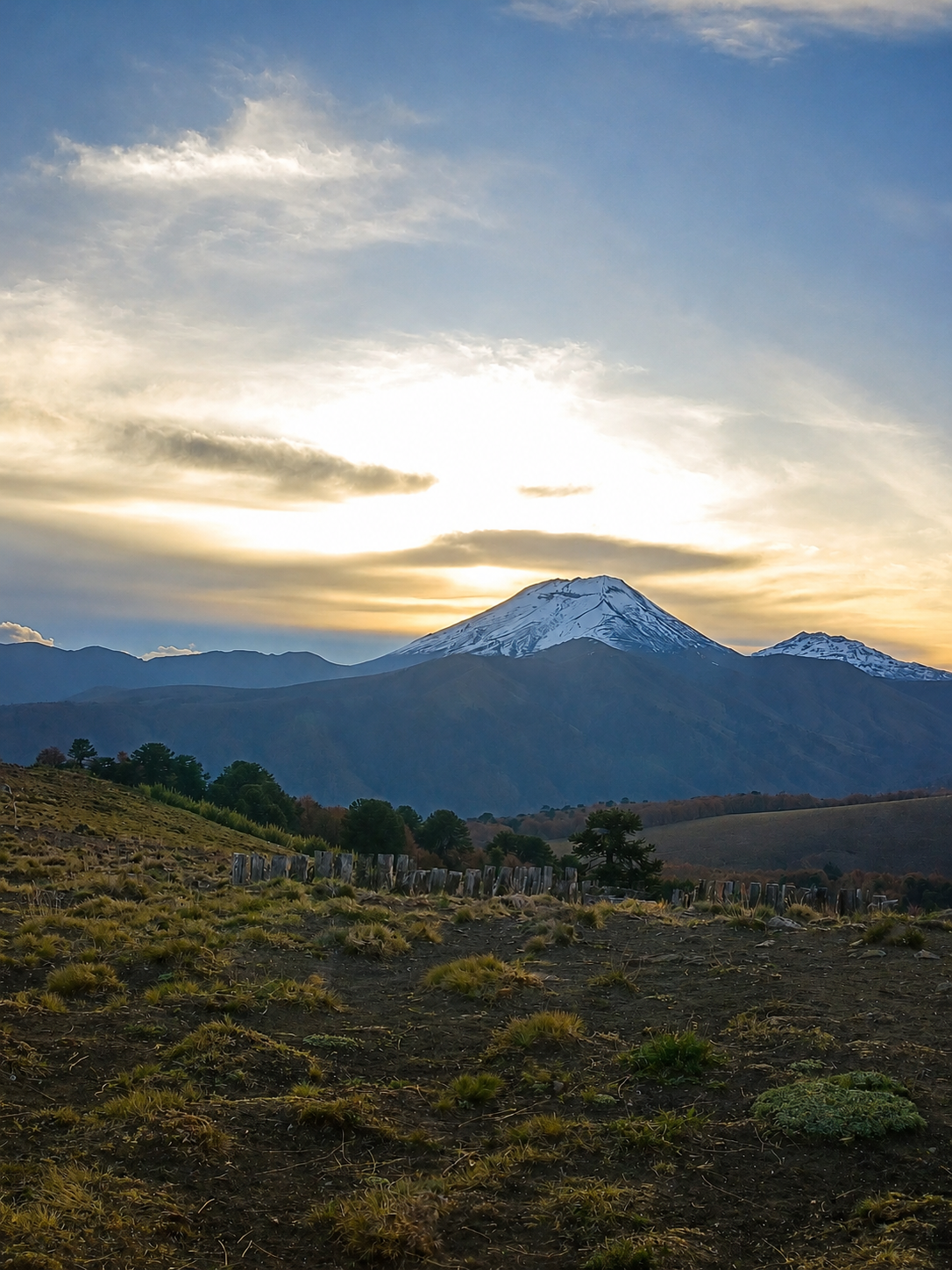 Paisaje de la Araucanía Andina